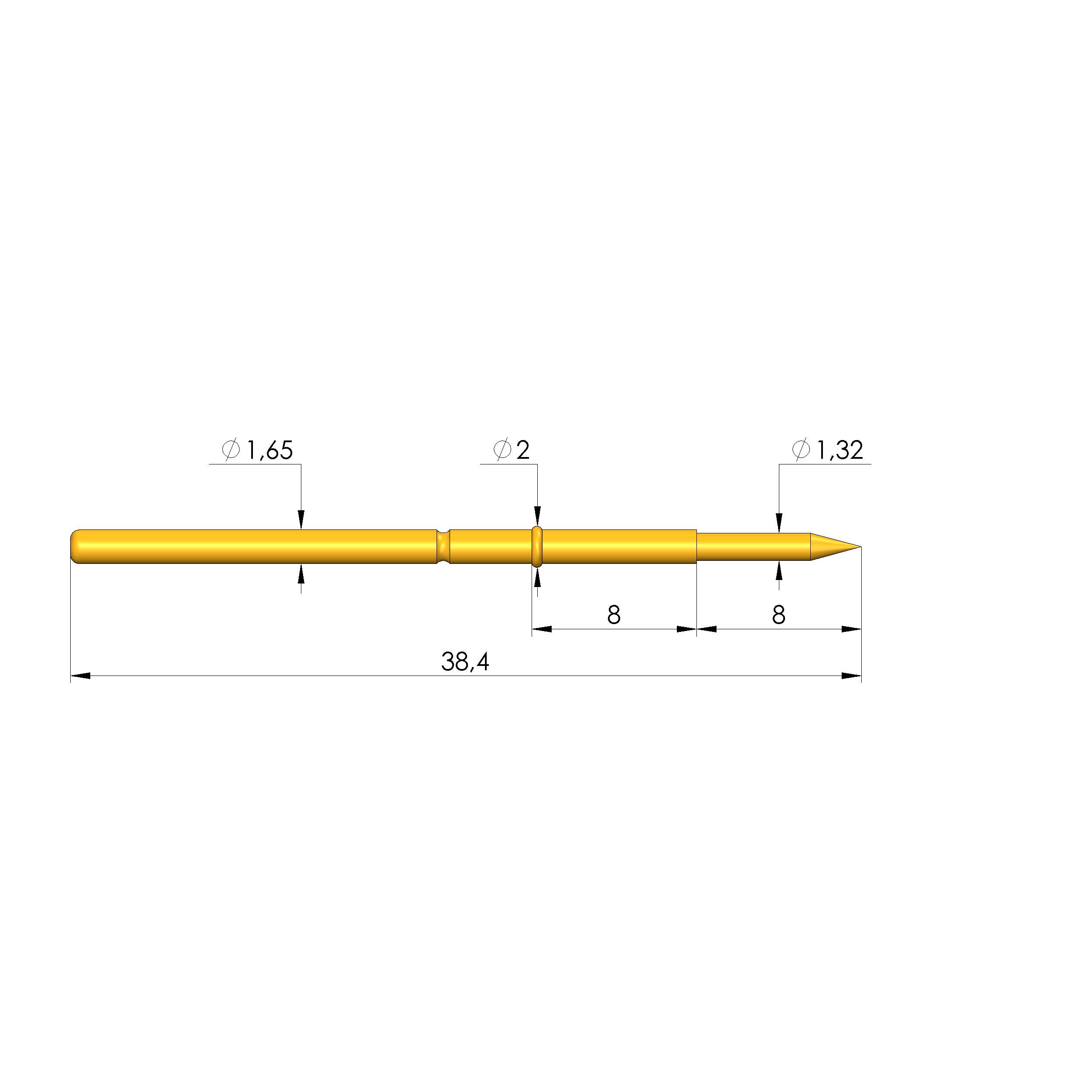 Ingun GKS-422 201 130 A 0808, Gefederter Kontaktstift