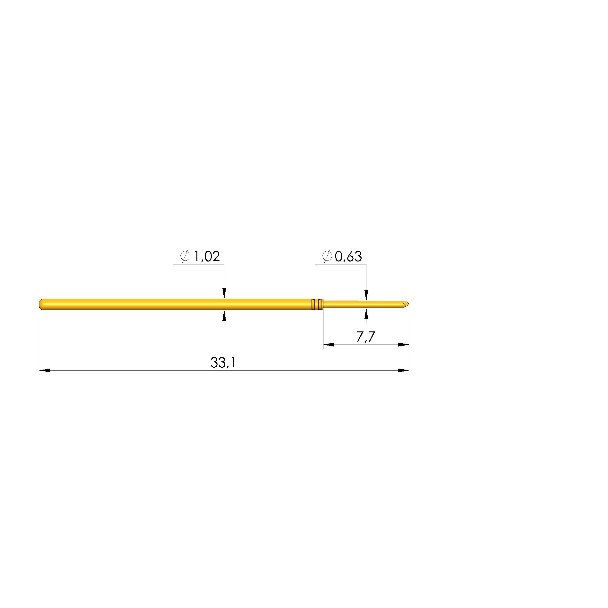 Ingun GKS-075 207 064 A 2000, Gefederter Kontaktstift-0