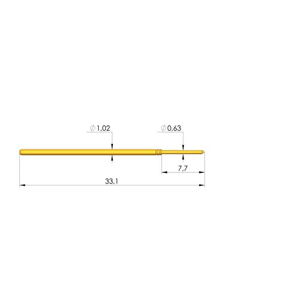 Ingun GKS-075 207 064 A 2000, Gefederter Kontaktstift