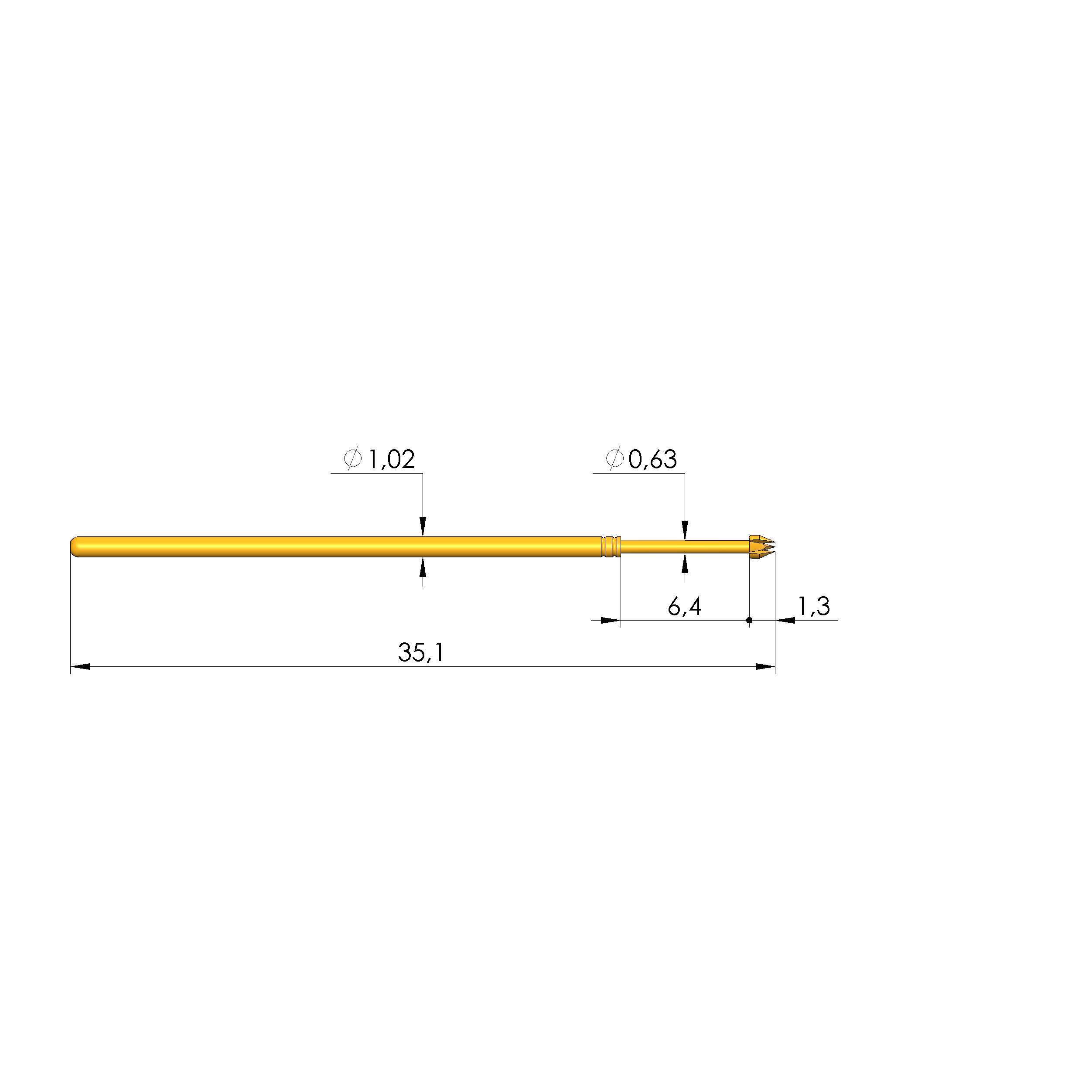 Ingun GKS-075 289 050 A 2000 LH, Gefederter Kontaktstift-0