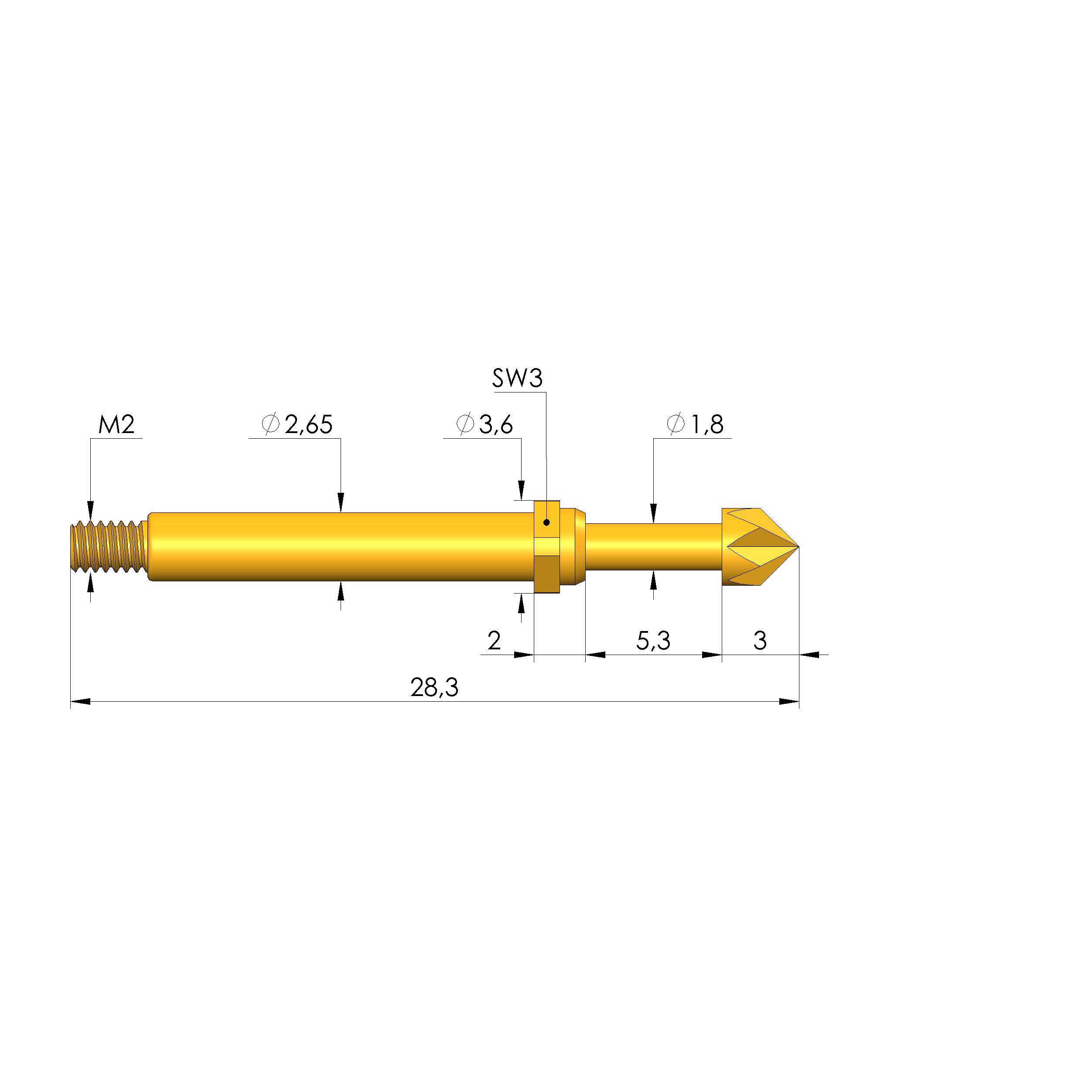 Ingun GKS-113 217 300 A 0602 M, Gefederter Kontaktstift-0