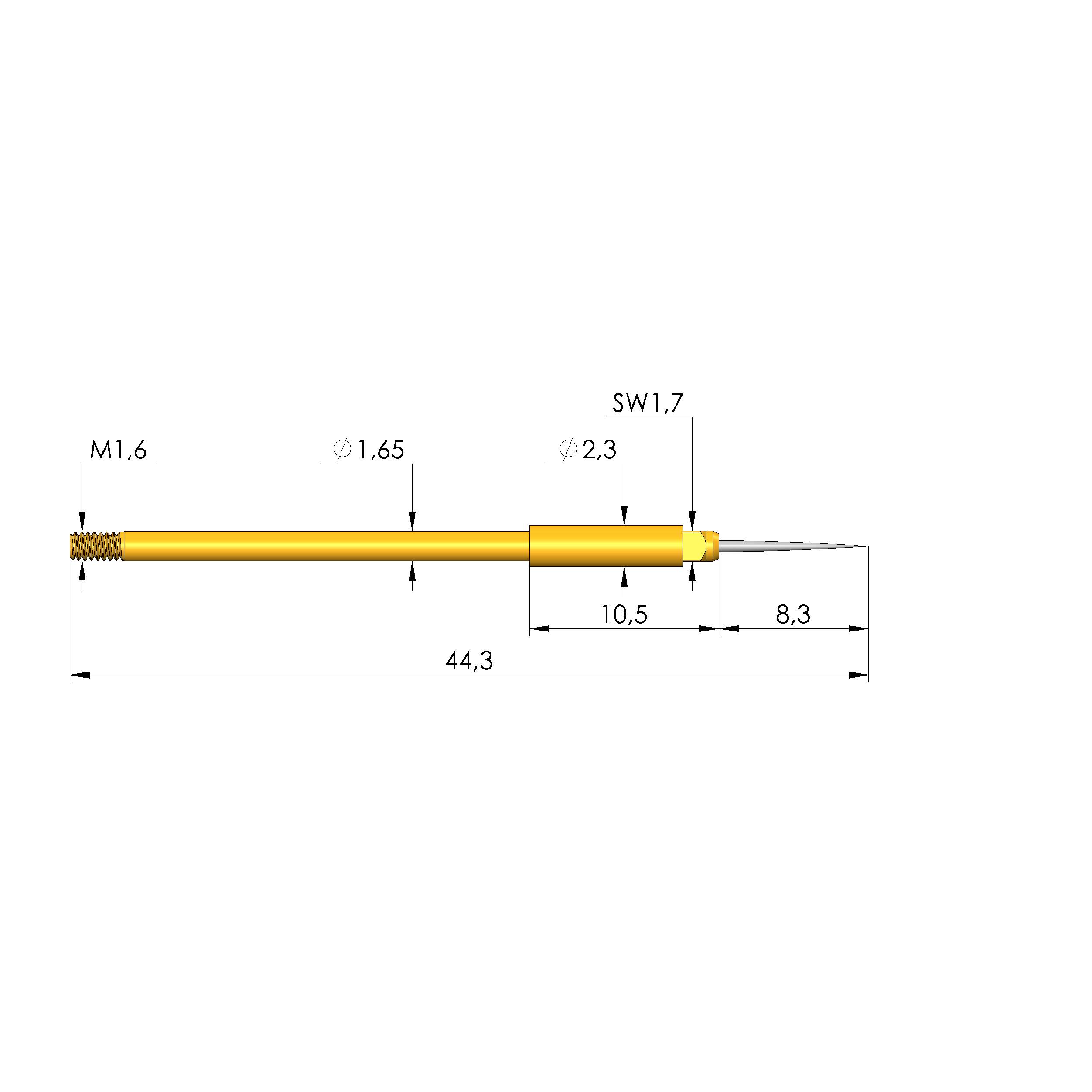 Ingun GKS-112 209 060 N 5010 M, Gefederter Kontaktstift