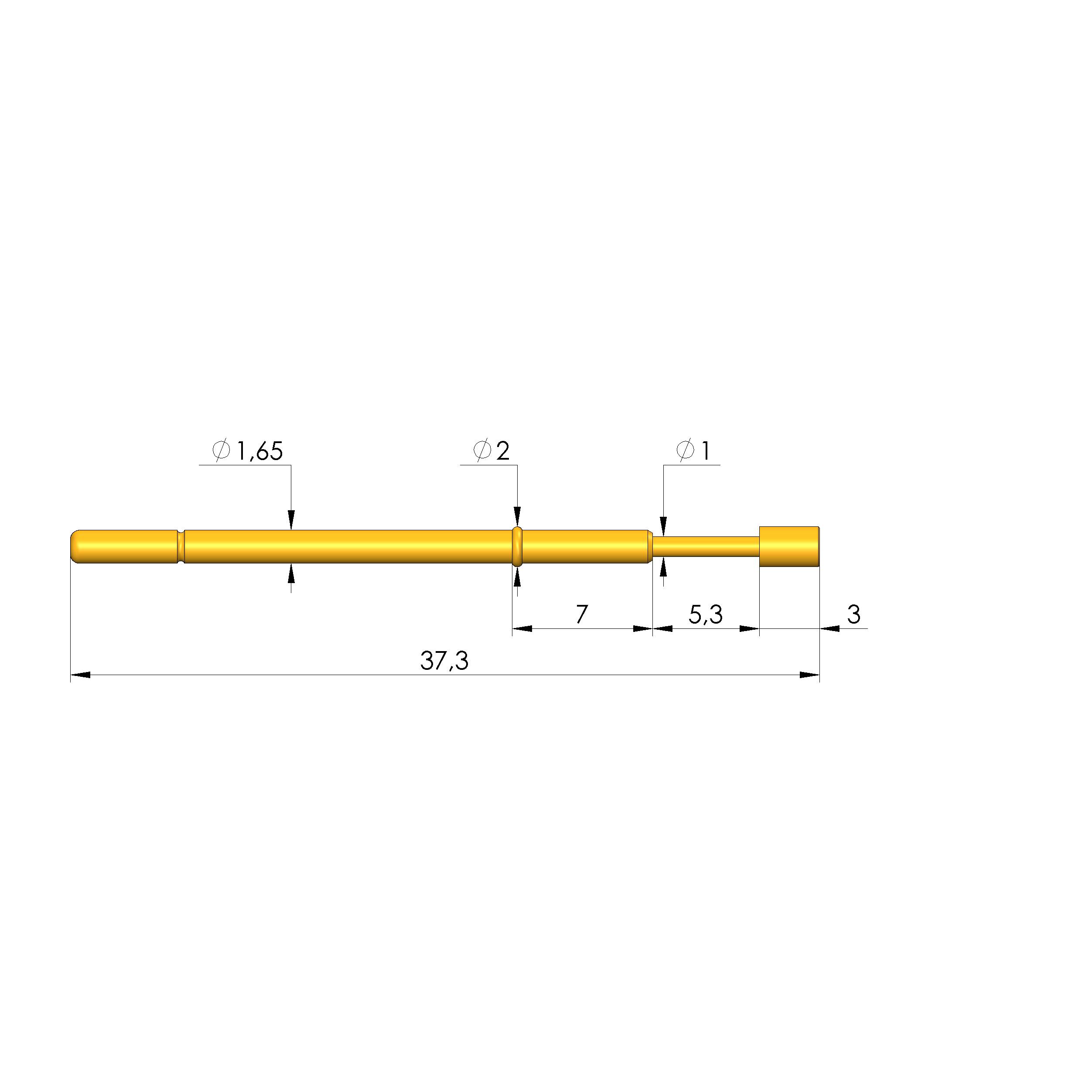 Ingun GKS-112 303 200 A 2207, Gefederter Kontaktstift-0