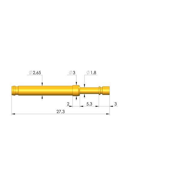Ingun HSS-120 302 230 A 1502, Hochstrom-Kontaktstift