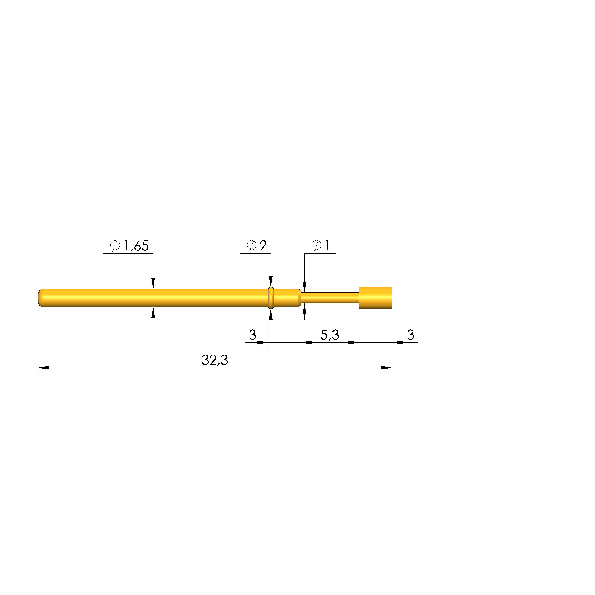 Ingun GKS-112 302 200 A 1503, Gefederter Kontaktstift-0