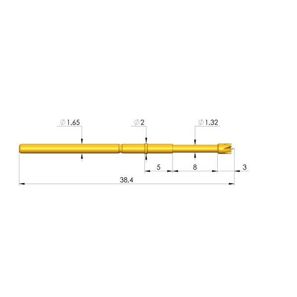 Ingun GKS-422 224 180 A 2205, Gefederter Kontaktstift