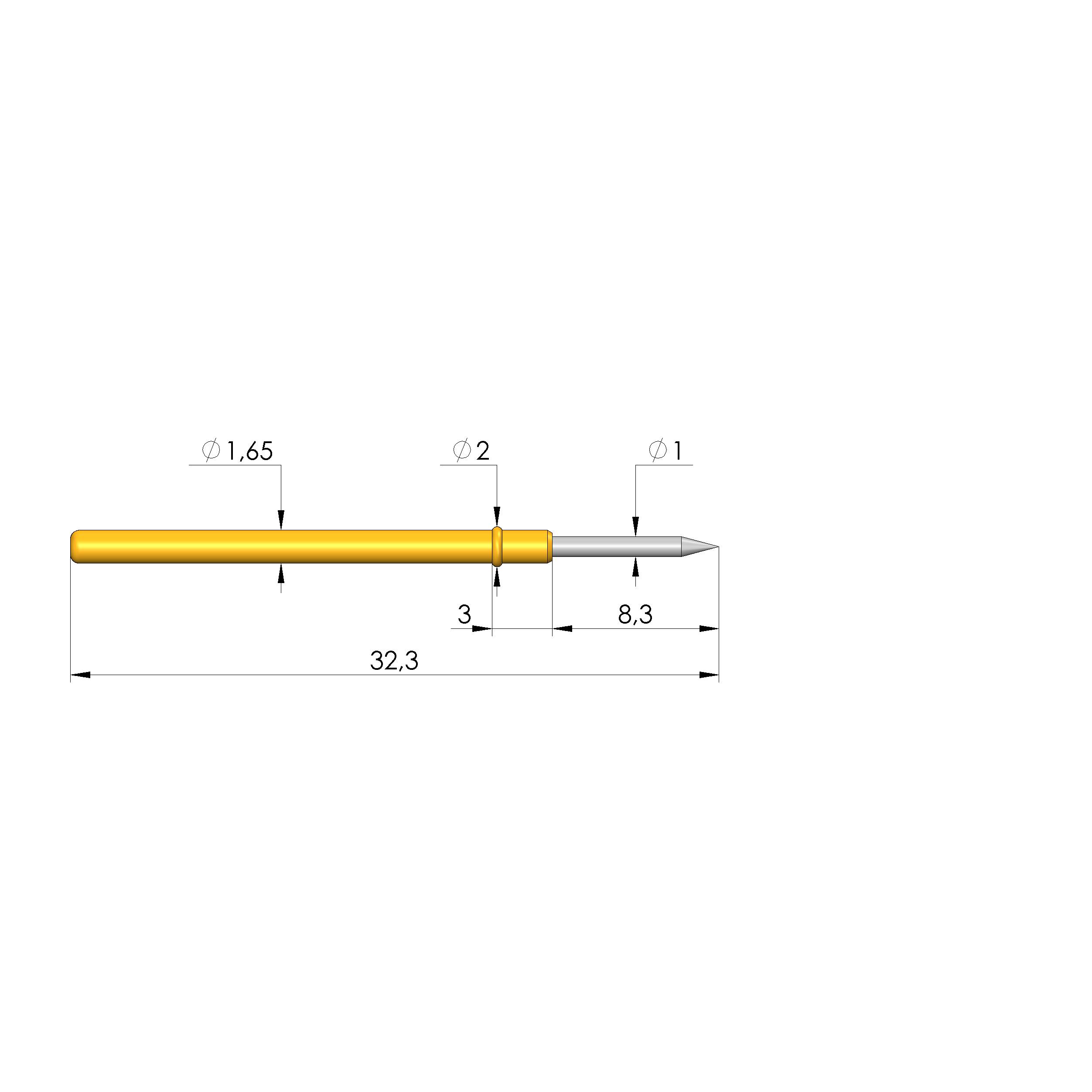 Ingun GKS-112 201 100 R 0603, Gefederter Kontaktstift-0