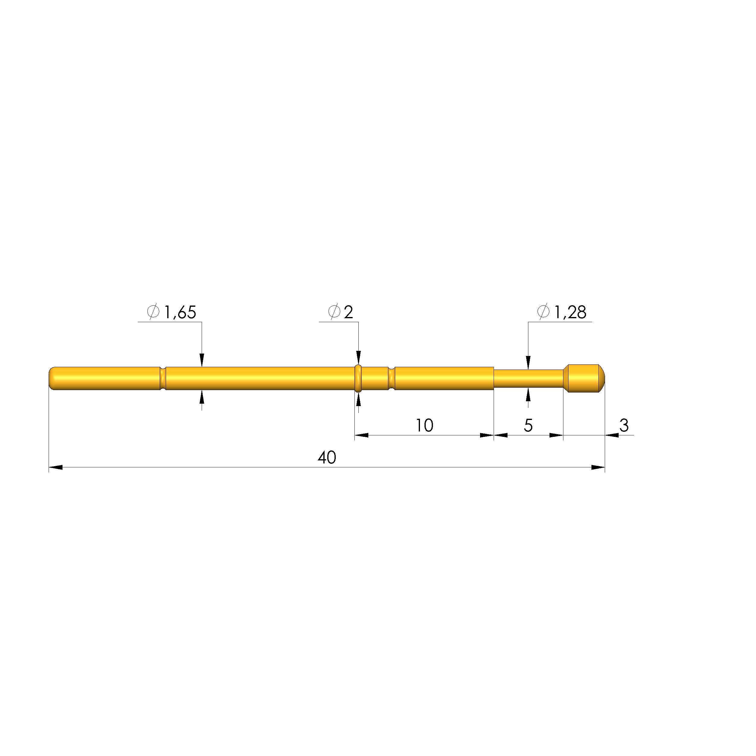 Ingun GKS-912 305 200 A 0810, Gefederter Kontaktstift