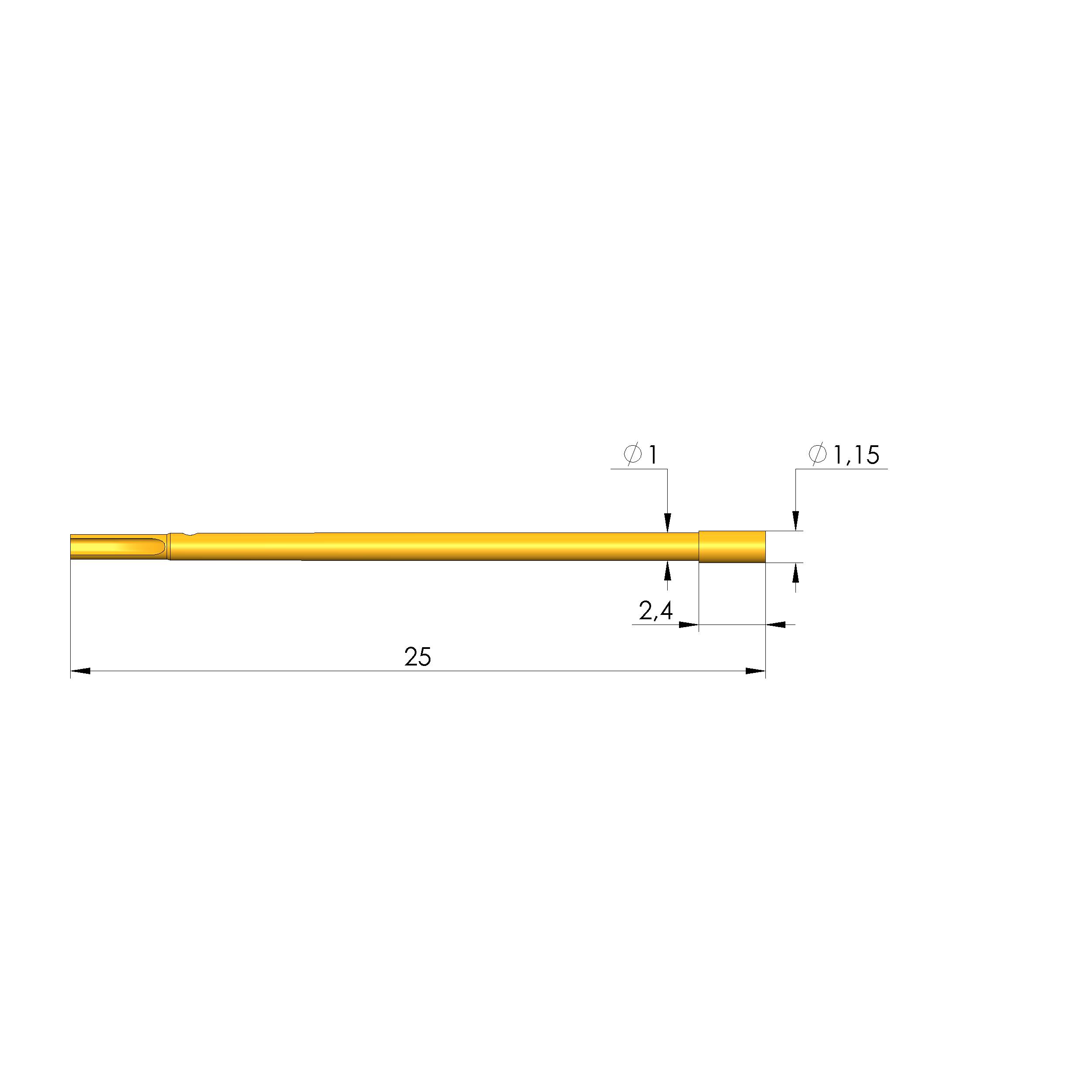 Ingun KS-097 30 MO0.9-T, Kontaktsteckhülse A-0