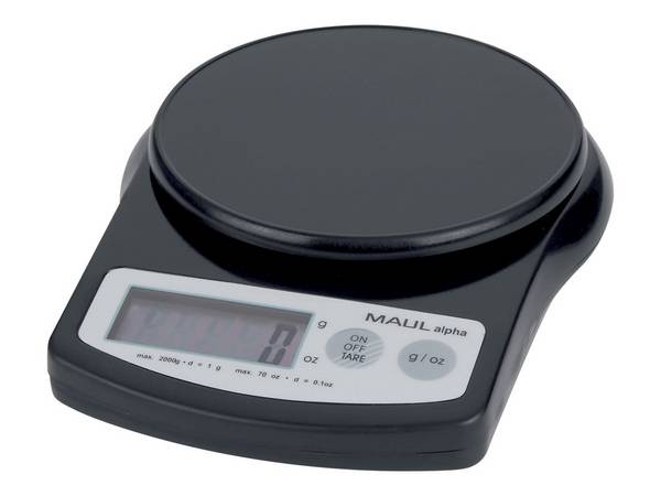 MAUL alpha - Briefwaage - Kapazität: 2000 g