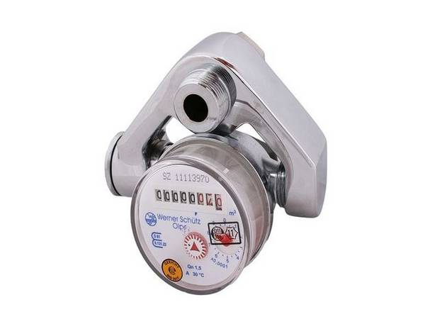 Schlösser Armaturen BADEWANNENZAEHLER BW-K BIS 30 GRAD, Q3=2, 5, BL 80MM