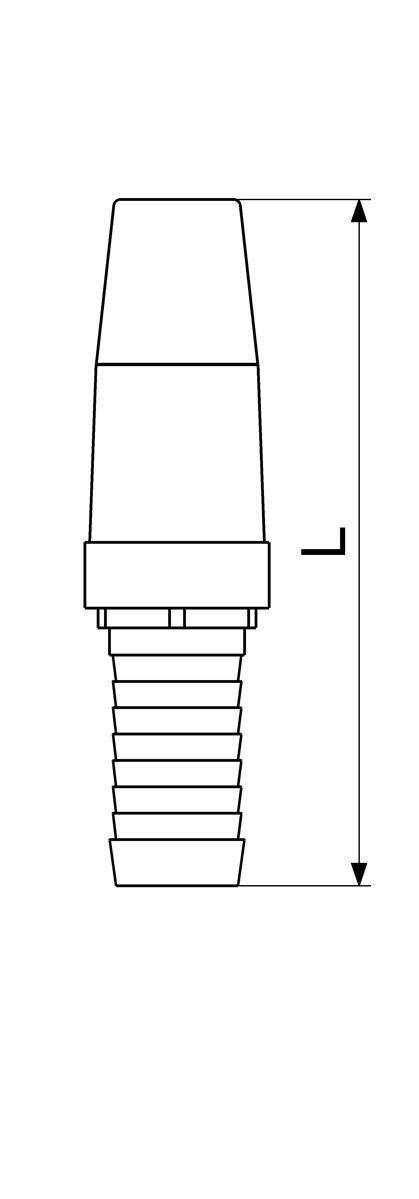 Schlösser Gartenspritze mit Schlauchtülle, DN 15, 1/2", Messing-1