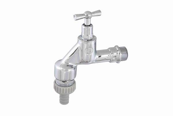 Schlösser Armaturen AUSLAUFVENTIL MIT RB+SV, O. RV KNEBEL-OBERTEIL, 1/2", POL. CHROM