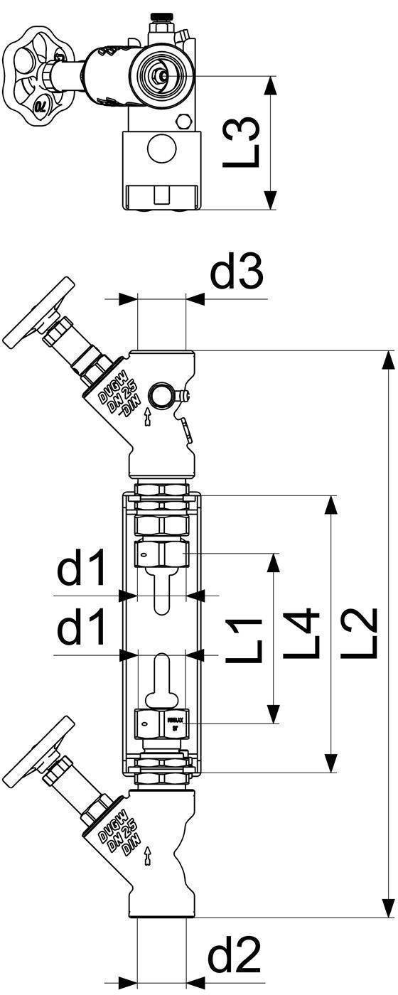 JS KIT D'INSTALLATION TUBE MONTÉ, QN 2, 5 1 1/4"x1 1/4", BRIDE : GALVANISÉE, RENFORCÉ-1