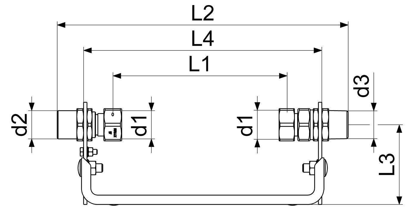JS WZ-ÉTRIER DE MONTAGE, ÉQUERRE, M.VSB RENF., QN 6, 1 1/2"x1 1/2", ZINGUÉ-1