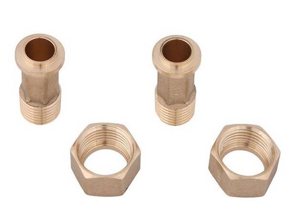 Schlösser Armaturen WZ-VERSCHRAUBUNGS-SET, M.PLOMB. AG1/2"xIG3/4", MS-BLANK, VPE 2ST.