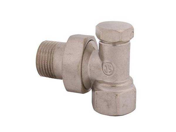 Schlösser Armaturen HEIZKOERPERVERSCHRAUBUNG MUFFE ECKFORM, DN10, 3/8", VERNICKELT