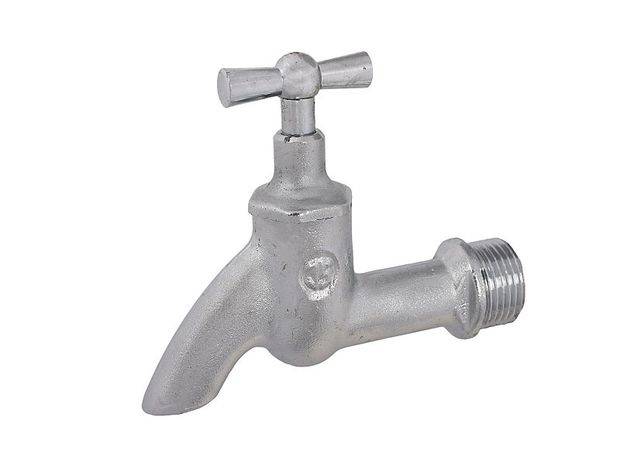 VANNE DE SORTIE JS AVEC AÉRATEUR SANS SV, BOUTON-ROTATIF, 1/2", CHROME MAT-0