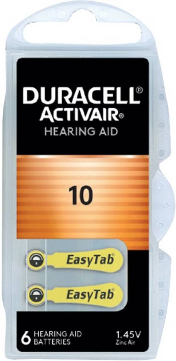 Batterie Zinc Air 10 - - 397888 - Batterie - 1,45 V