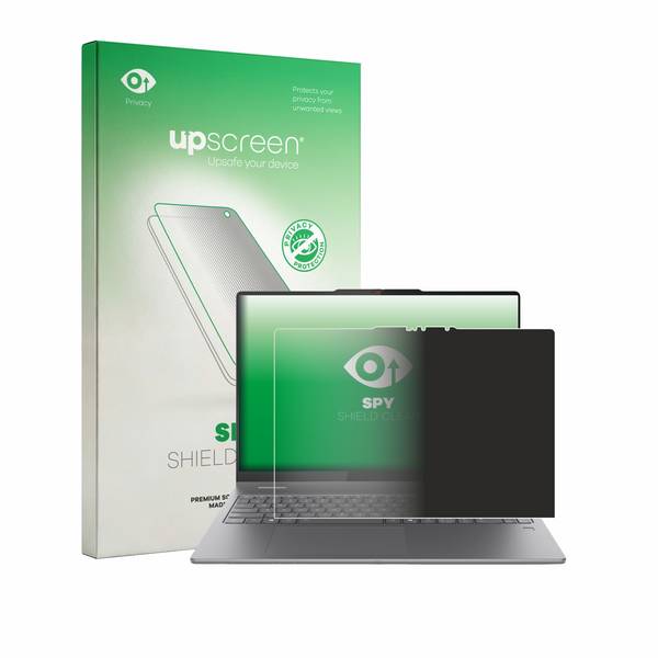 upscreen Blickschutzfolie für Lenovo Yoga 7a 2-in-1 Gen 11 16" Anti-Spy Privacy Blaulichtschutz Sichtschutzfolie