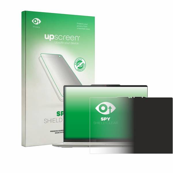 upscreen Blickschutzfolie für Lenovo Yoga 7i 2-in-1 Gen 11 Aura Edition 14" Anti-Spy Privacy Blaulichtschutz