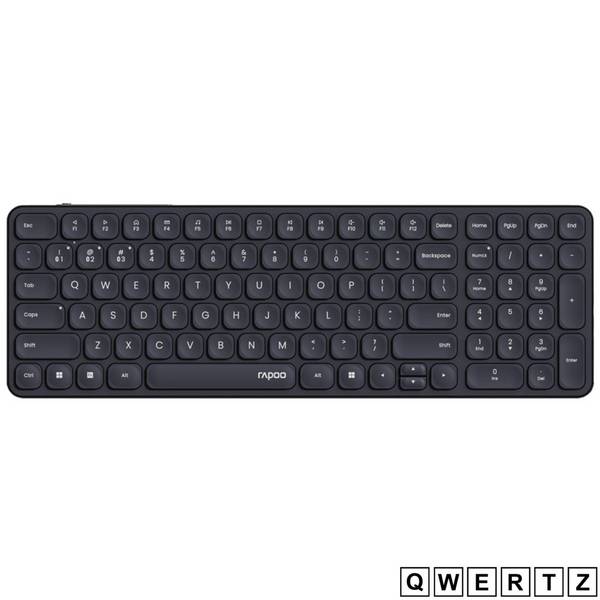 rapoo E9310M kabellose Tastatur - QWERTZ DE - schwarz 00226108