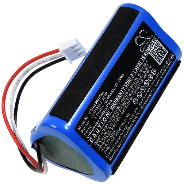 Powerakku für Altec Lansing LifeJacket XL Omni Jacket Lautsprecher, 3,7V, Li-Ion