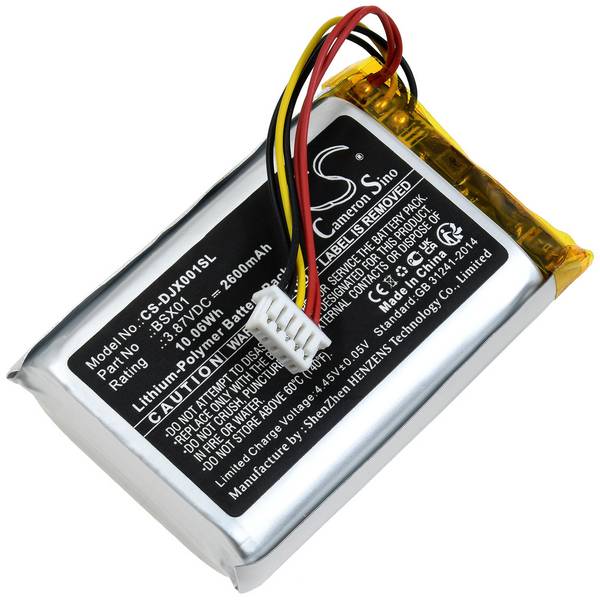 Akku für für DJI Mic ASB01 wireless Mikrofon Transmitter Charging Case, 3,87V, Li-Polymer