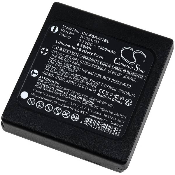Akku passend für Kran-Funkfernsteuerung HBC Orbit TC240 Typ BA301031, 3,7V, Li-Ion