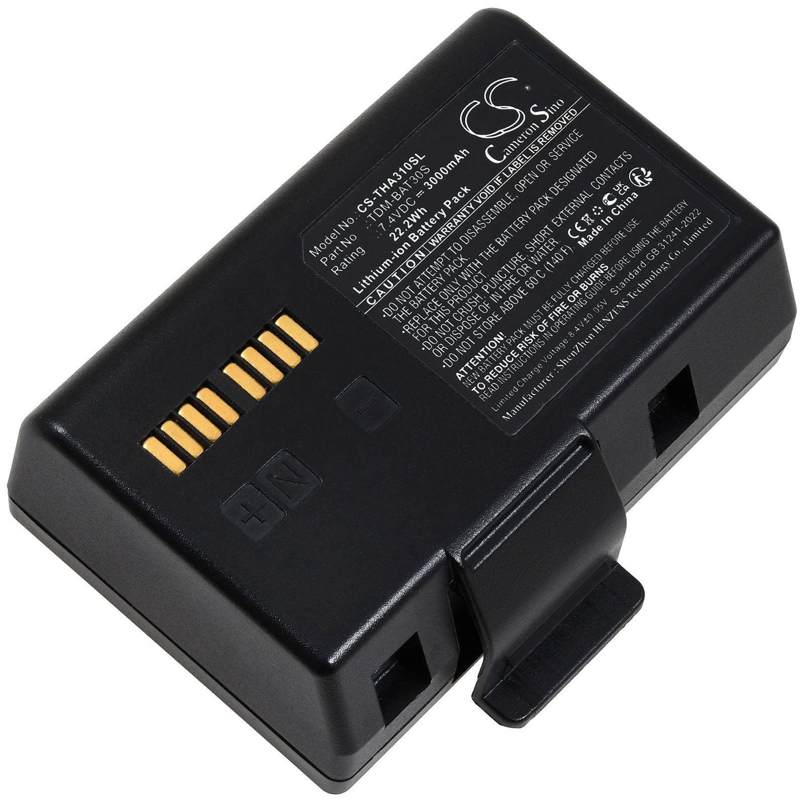 Akku kompatibel mit TSC P-SB-002, 7,4V, Li-Ion-0