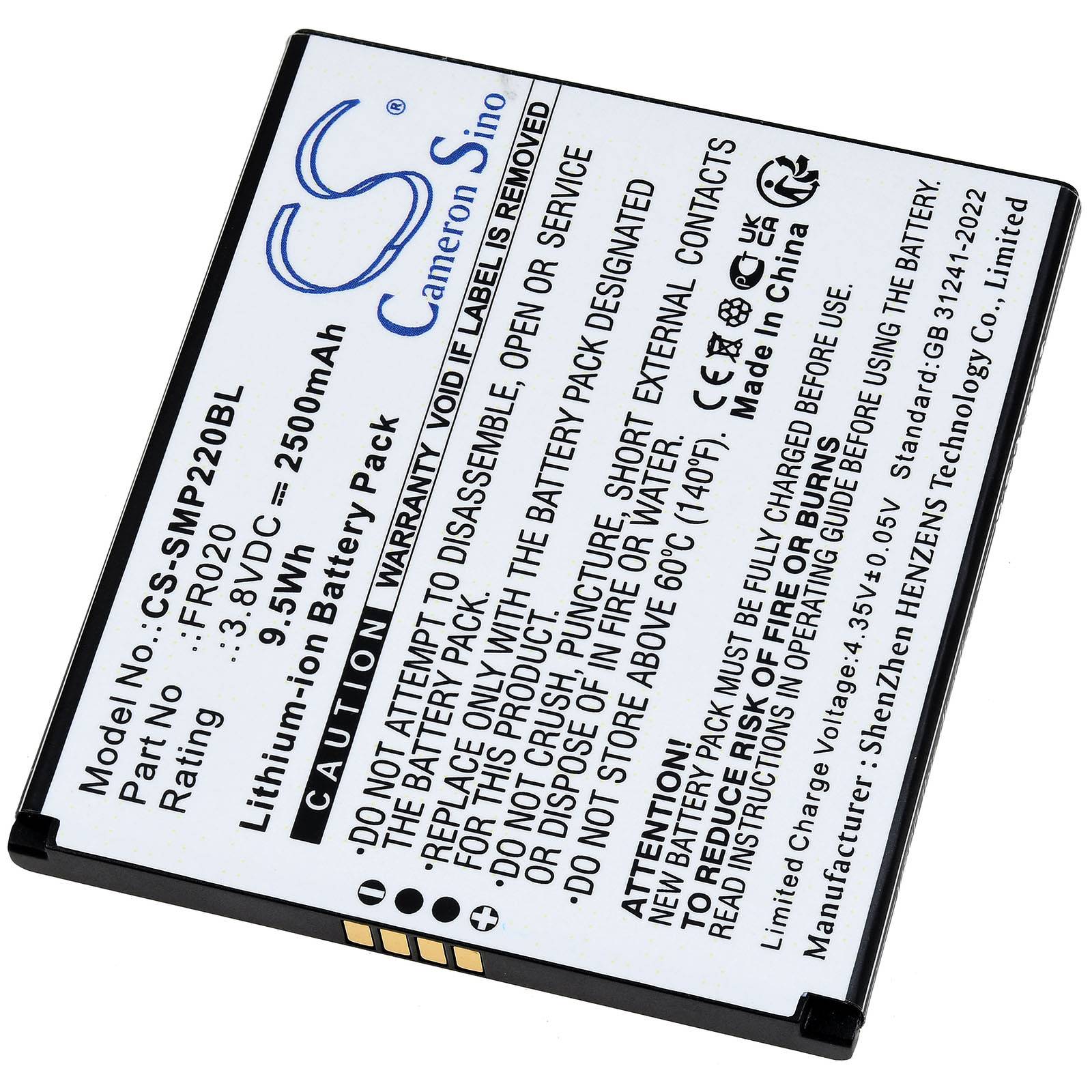 Akku für Sunmi P2 Mini Payment- Zahlterminal, 3,8V, Li-Ion-0