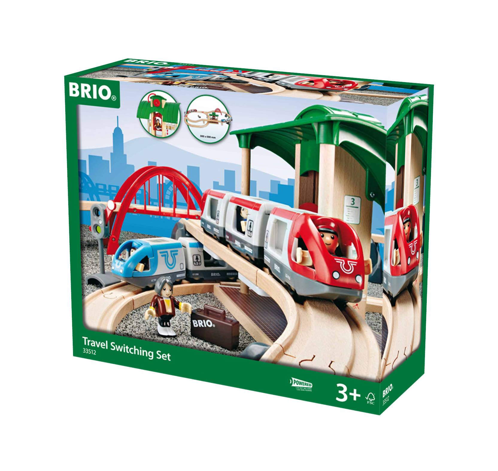 BRIO 7312350335125, Zug, Travel, 0,3 Jahr(e), AAA, Mehrfarbig-2