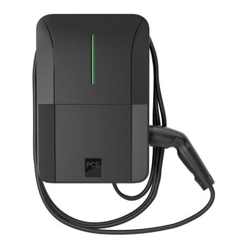 PC ELECTRIC 37032111-SS - Wallbox Basic (11kW | 230-400V | 16A | 1 Ladepunkt | Ladekabel 7,50m) - schwarz-0