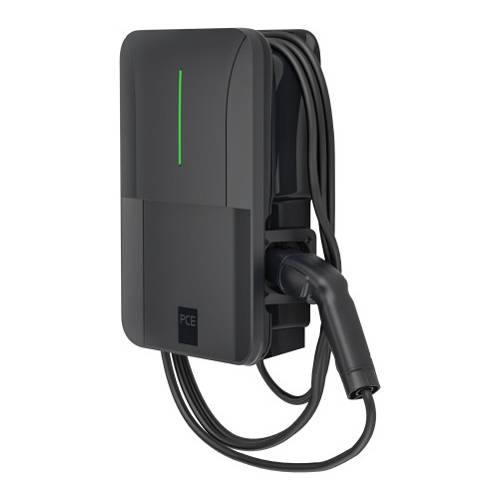 PC ELECTRIC 37032111-SS - Wallbox Basic (11kW | 230-400V | 16A | 1 Ladepunkt | Ladekabel 7,50m) - schwarz-1