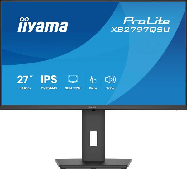 iiyama ProLite XB2797QSU-B1 Monitor 68,6 cm (27"") mattschwarz