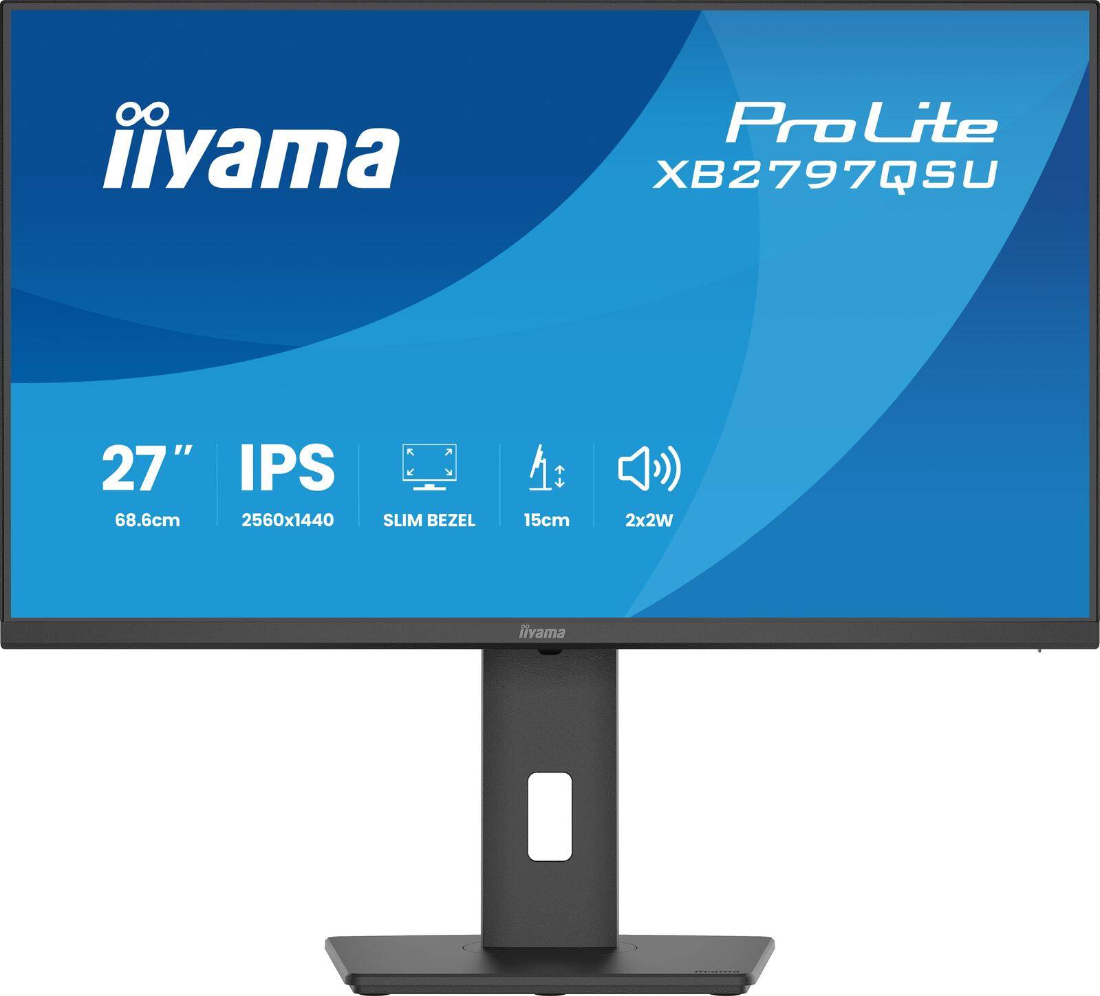 iiyama ProLite XB2797QSU-B1 Monitor 68,6 cm (27"") mattschwarz-0