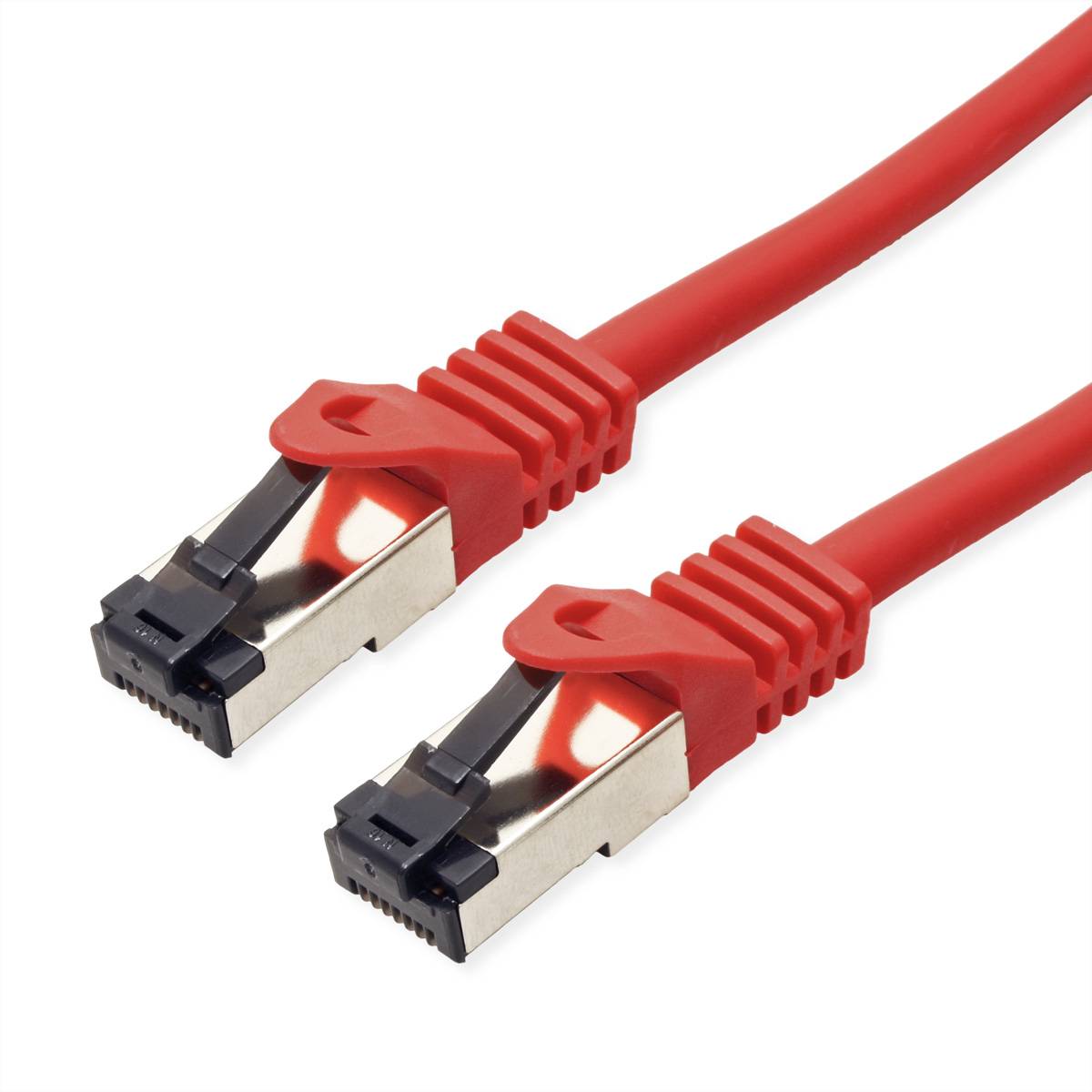 VALUE S/FTP-(PiMF-) Patchkabel Cat.8 (Class I), LSOH, PoE, Litzendraht, rot, 3 m-0