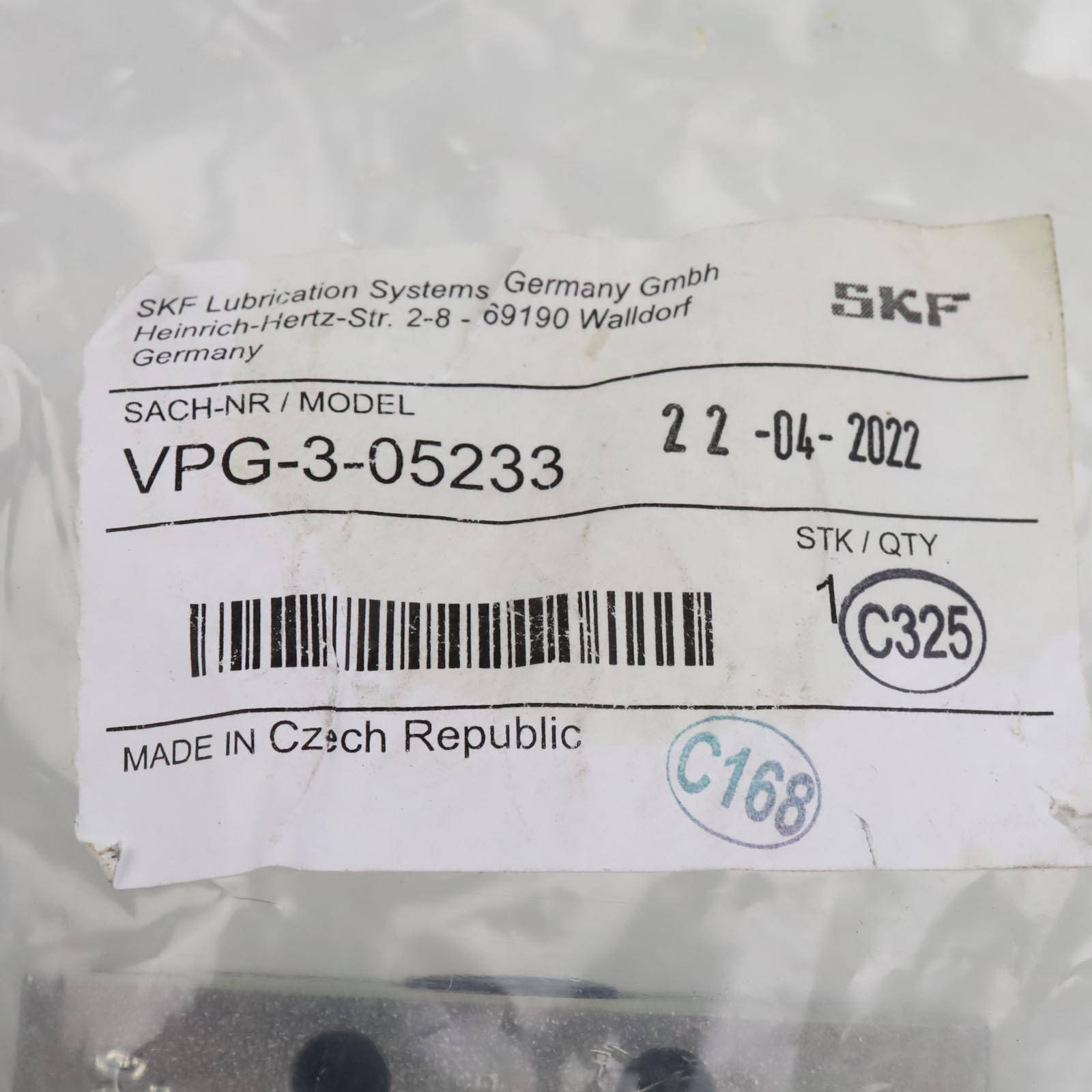 SKF Progressivverteiler VPG-3-05233 OVP-1