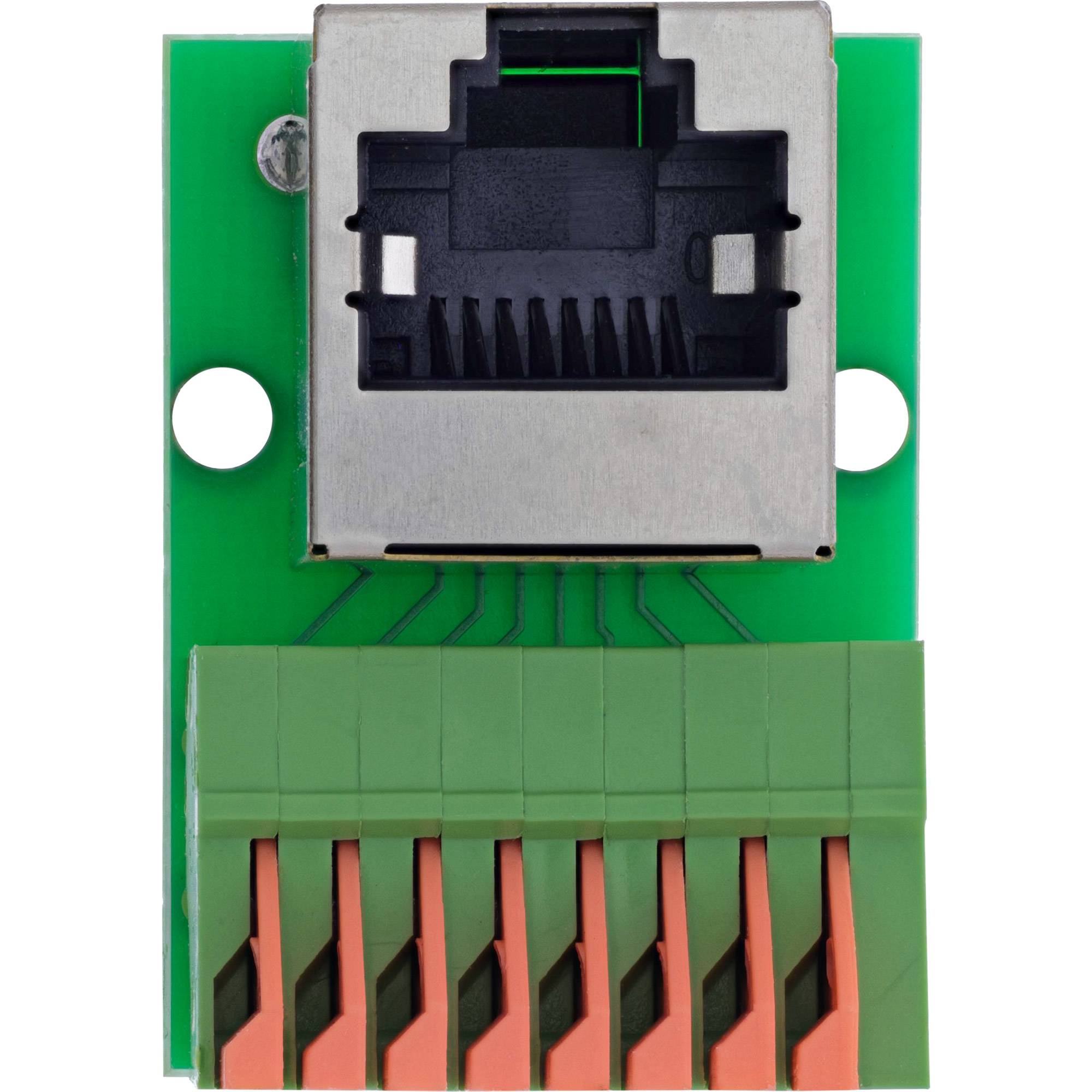 InLine RJ45 Buchse an Push-In-Klemme - 8-polig - Cat.5e - gewinkelt (92505G)-2