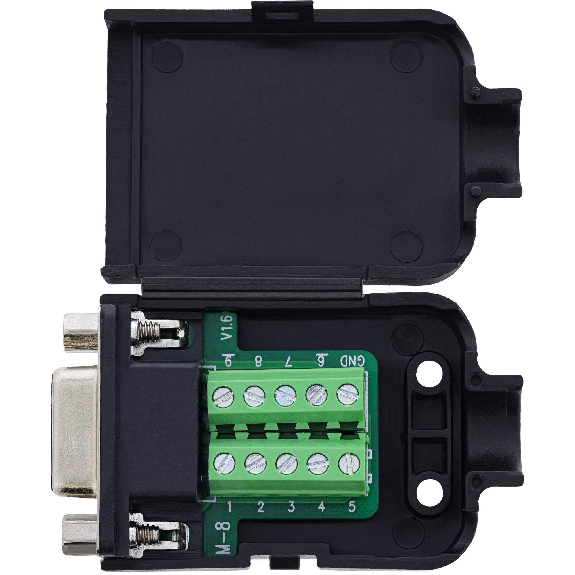 InLine D-Sub 9 Breakout-Terminalblock - Buchse - Schraubklemme (92501H)-3