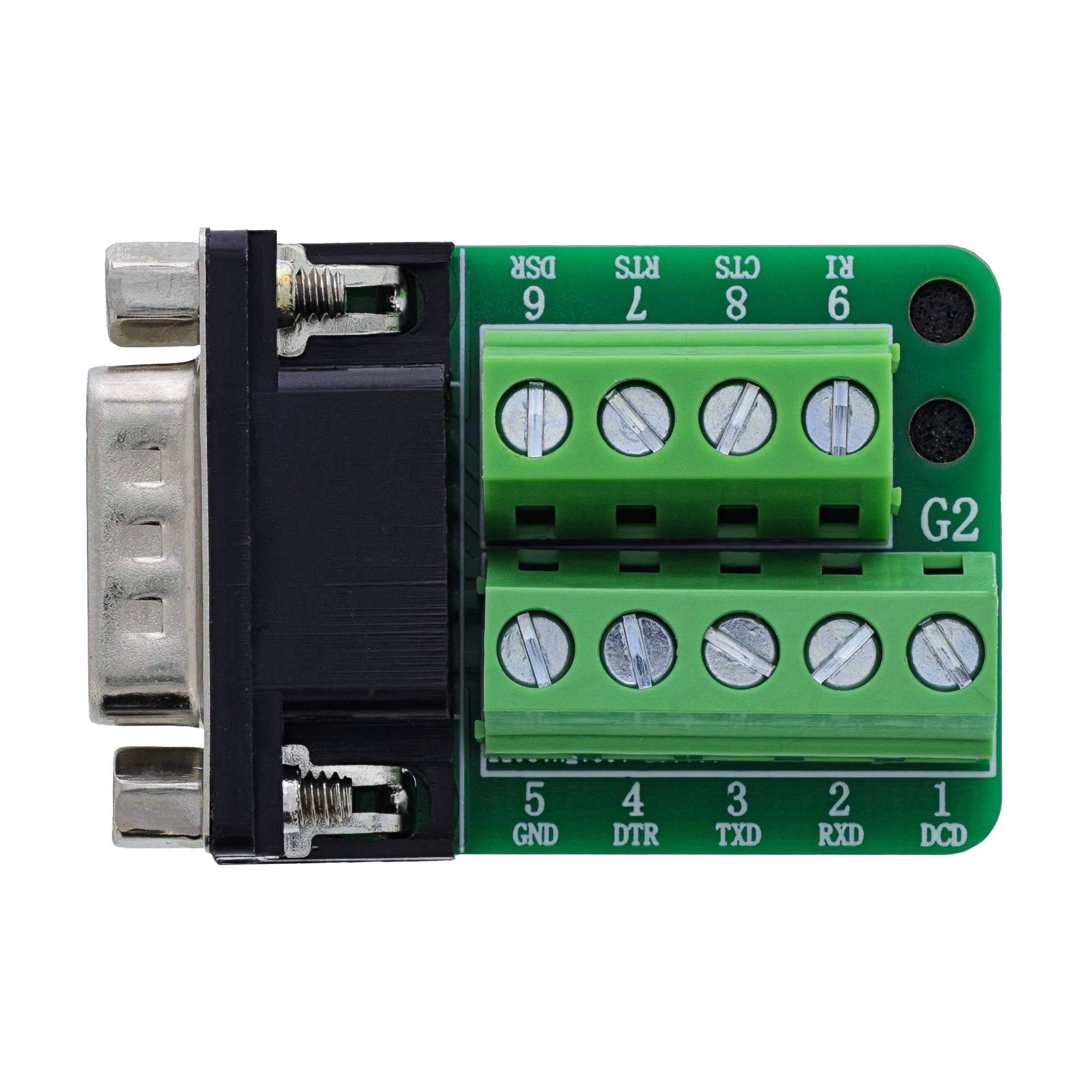 InLine® Terminalblock D-Sub 9 Stecker, 2-reihig, Schraubklemme Adapter / Konverter-1
