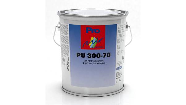Mipa PU 300-70 2K-PU-Strukturlack seidenglänzend RAL 5002 Ultramarinblau (5 kg)