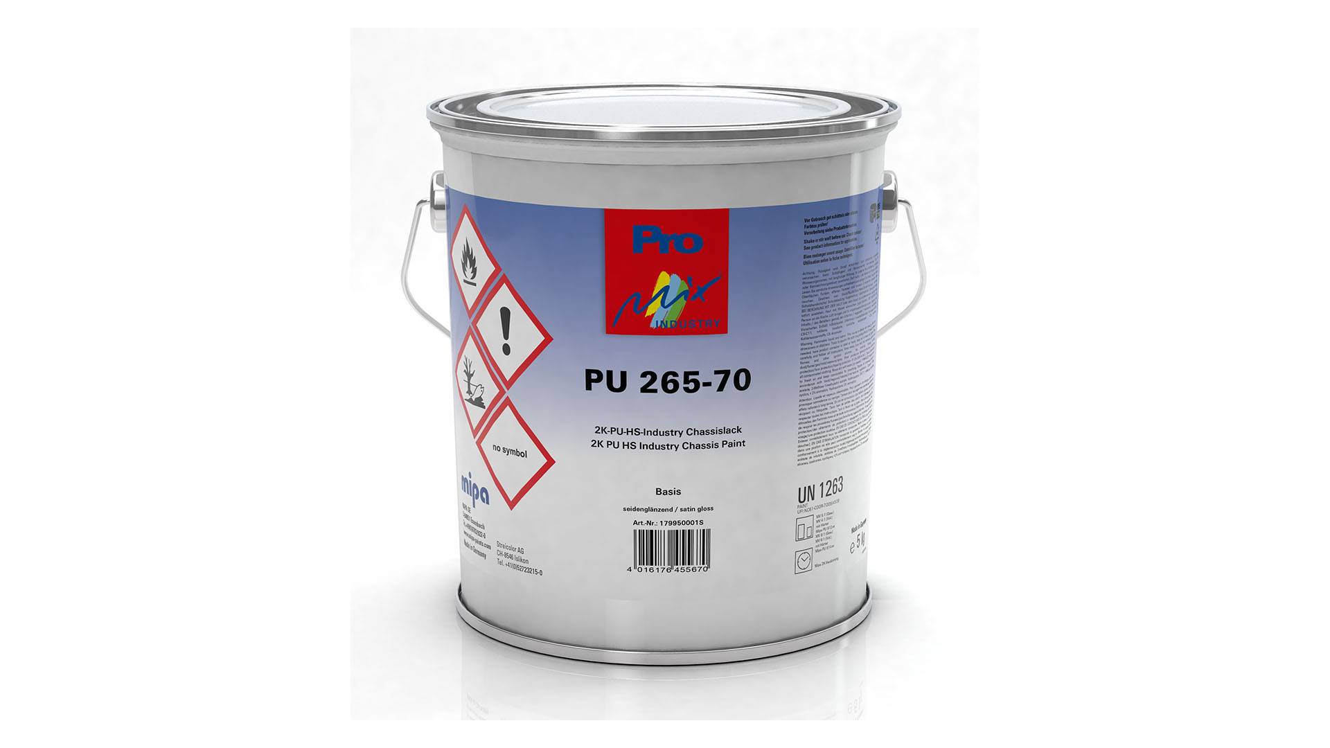 Mipa PU 265-70 2K-PU-HS-Industry Chassislack seidenglänzend RAL 8024 Beigebraun (5 kg)-0
