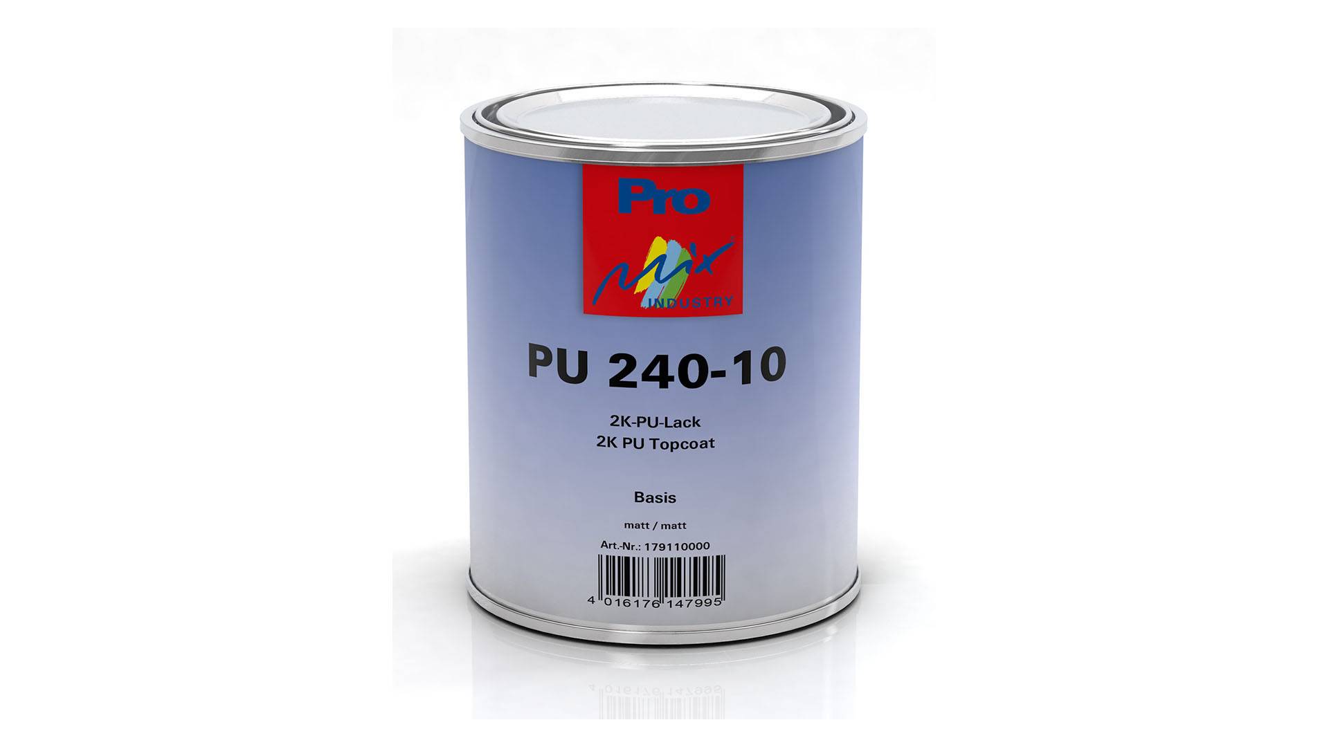 Mipa PU 240-10 2K-PU-Lack matt RAL 5014 Taubenblau (1 kg)-0