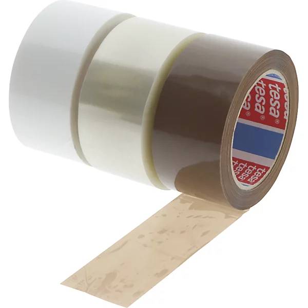 PET-Packband tesa® 60416 55 % recycelt leise abrollbar VE 6 Rollen weiß Band-LxB 100 m x 50 mm. 86133349-0
