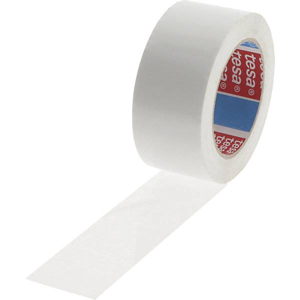 PET-Packband tesa® 60418 60 % recycelt VE 6 Rollen weiß Band-LxB 132 m x 50 mm. 86134149 861341 49 (t60418w)-1