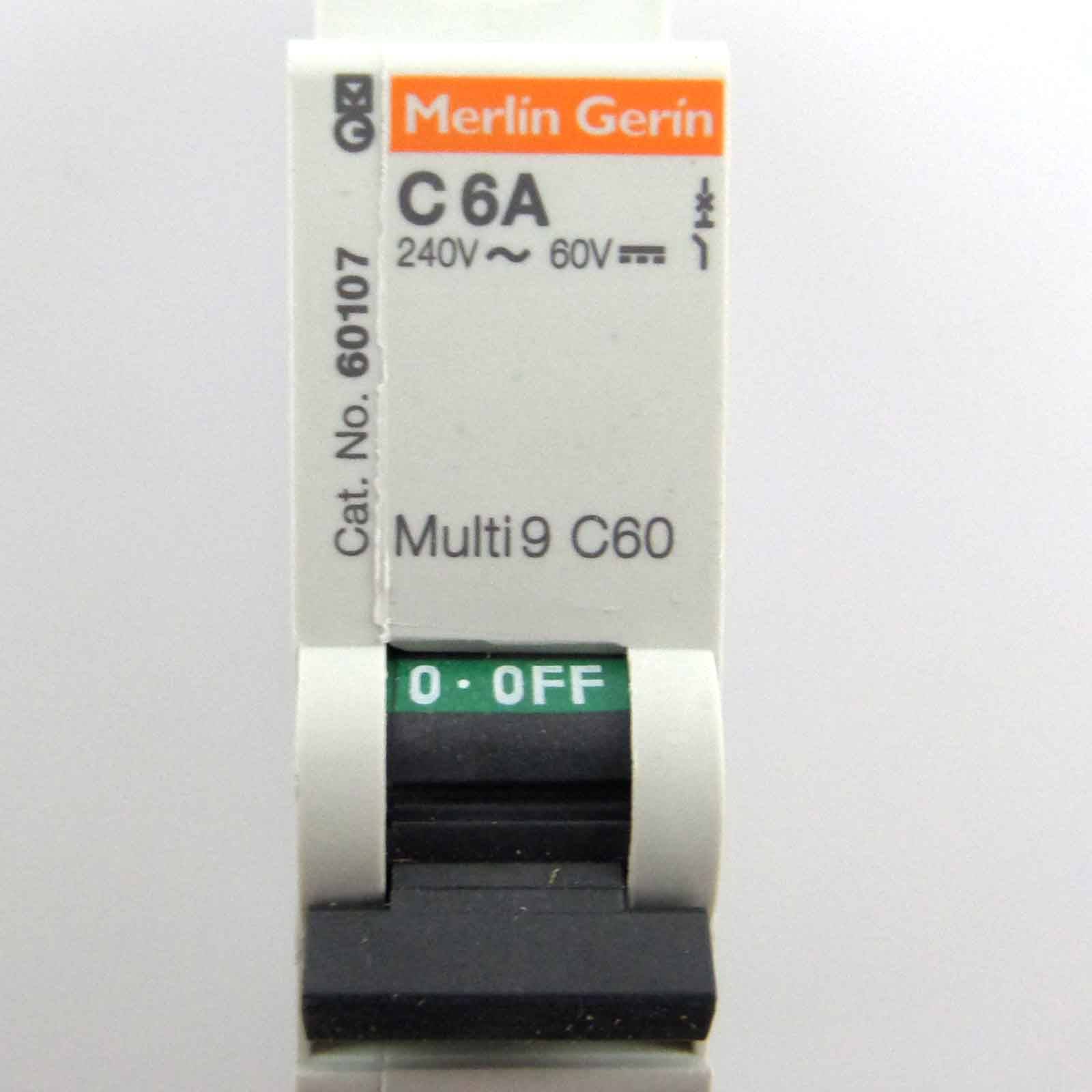 Merlin Gerin / Schneider Electric Schutzschalter Multi9 C60 60107 6A OVP-1