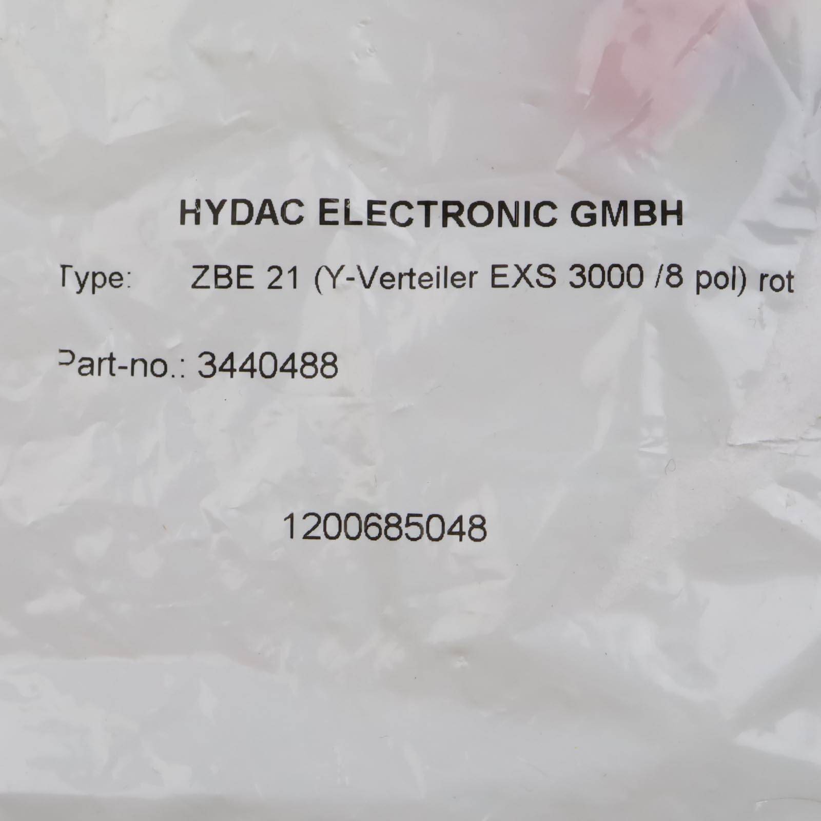 Hydac Y-Verteiler ZBE 21 3440488 OVP-1