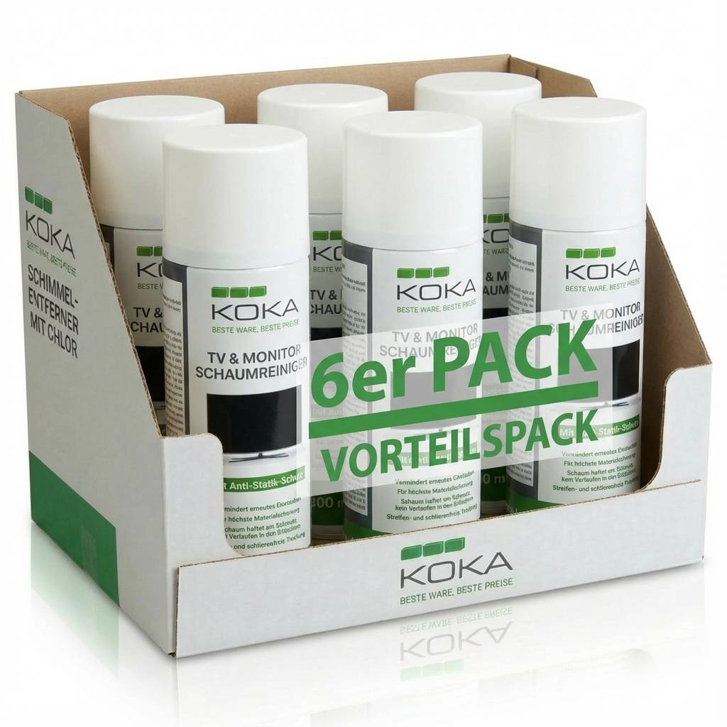 6x TV & Monitor Schaumreiniger je 300ml-0