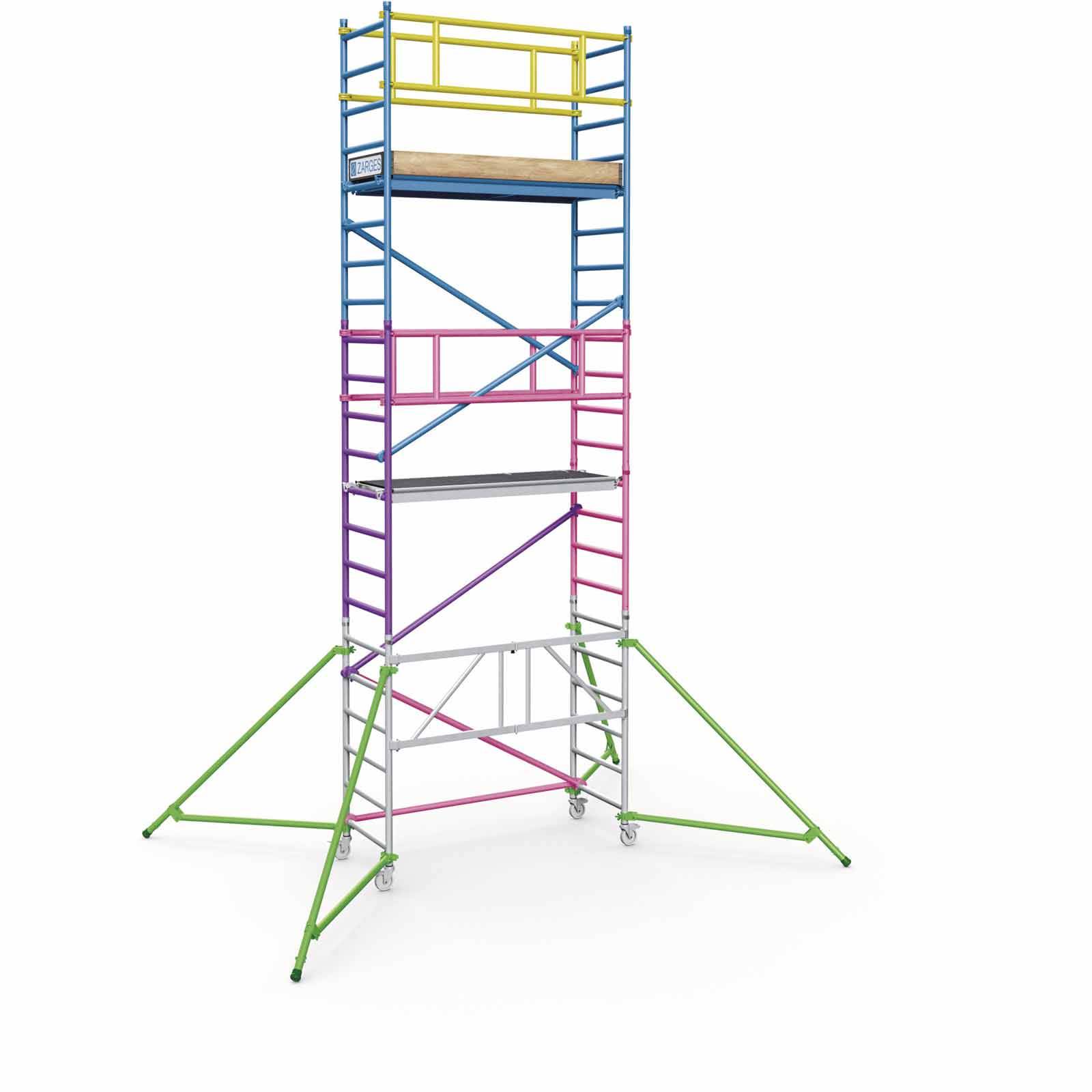 Zarges PaxTower 2m Aufstockpaket 1T (hellblaues Paket)-0